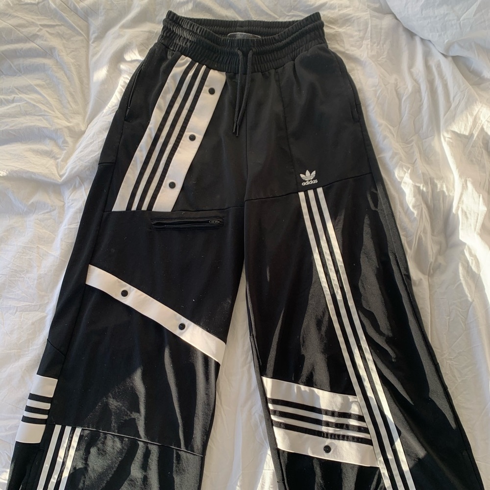 Danielle Cathari x Adidas track pants wide leg